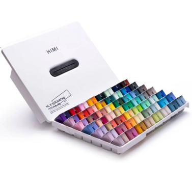 Tinta Guache 12ml c/112 Estojo Branco TST114 Himi